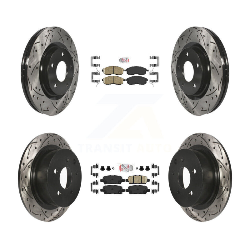 Transit Auto KDA-101726 Disc Brake Kit for 2011-2017 Nissan Juke - Front and Rear product image