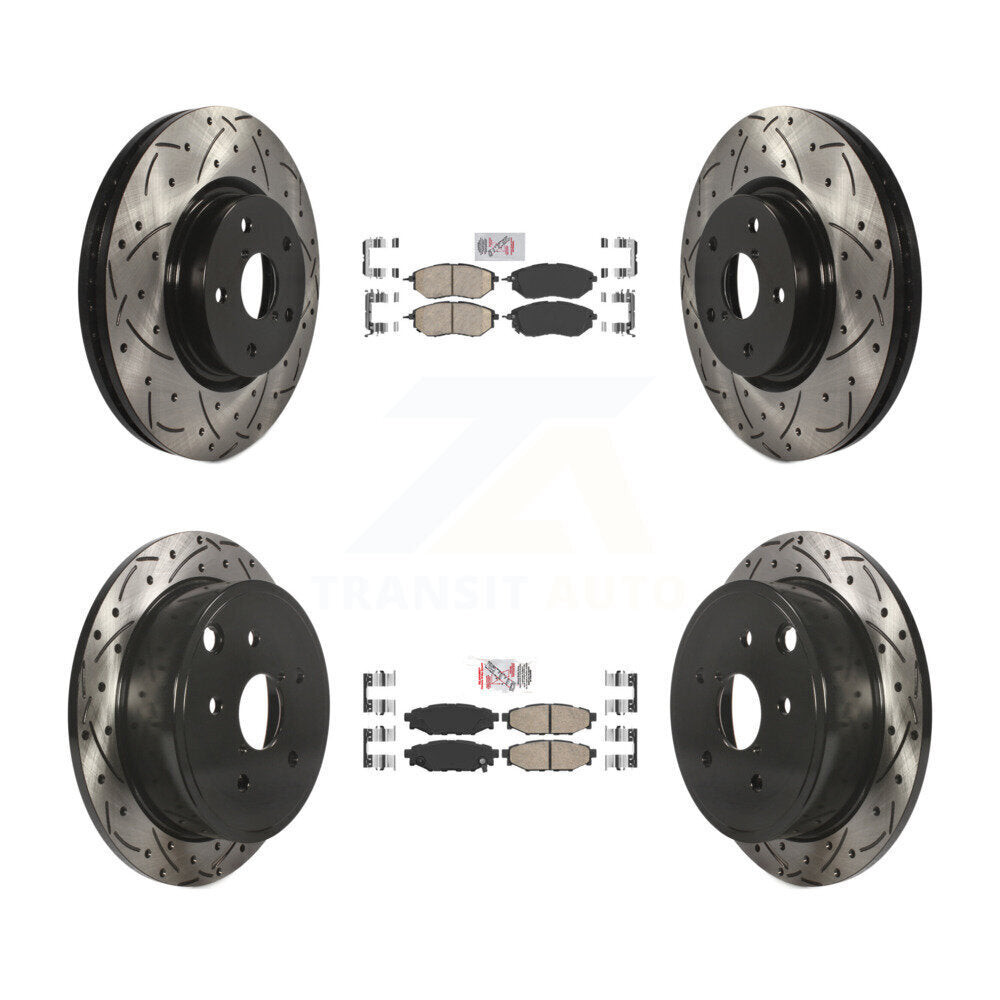 Transit Auto KDA-101729 Disc Brake Kit for 2015-2019 Subaru WRX - Front and Rear product image