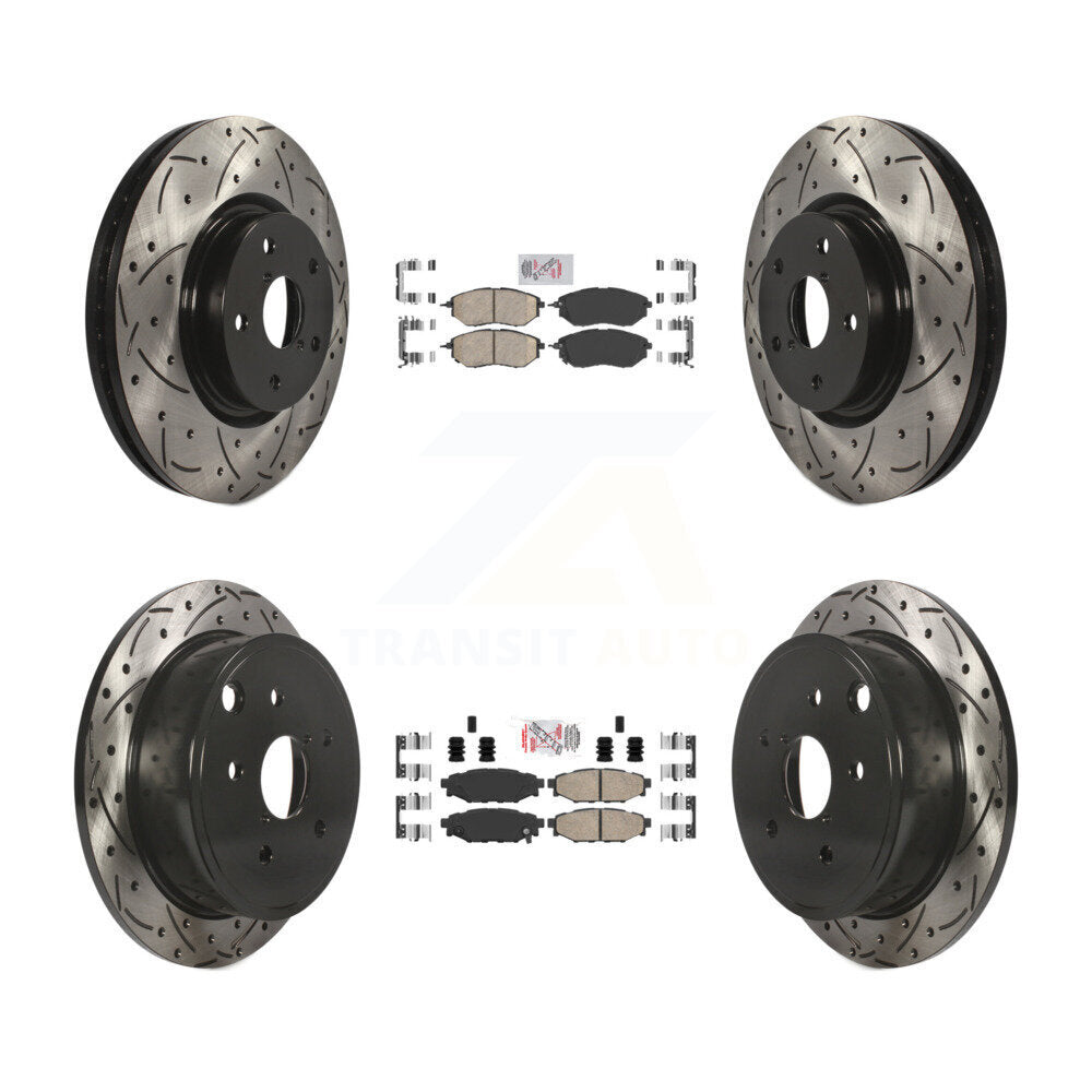 Transit Auto KDA-101730 Disc Brake Kit for 2015-2019 Subaru WRX - Front and Rear product image