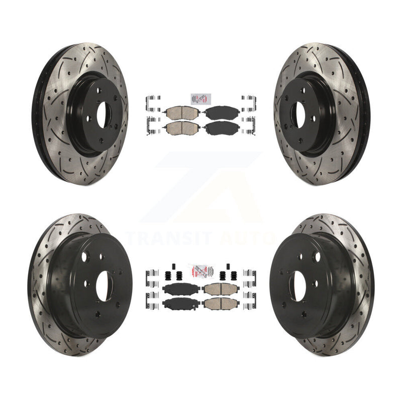Transit Auto KDA-101730 Disc Brake Kit for 2015-2019 Subaru WRX - Front and Rear product image