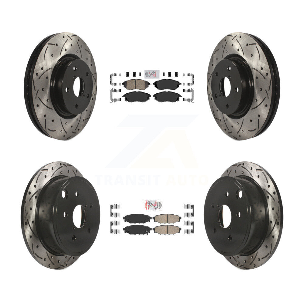 Transit Auto KDA-101731 Disc Brake Kit for 2015-2019 Subaru WRX - Front and Rear product image