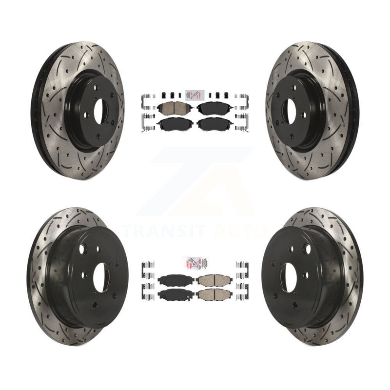 Transit Auto KDA-101731 Disc Brake Kit for 2015-2019 Subaru WRX - Front and Rear product image