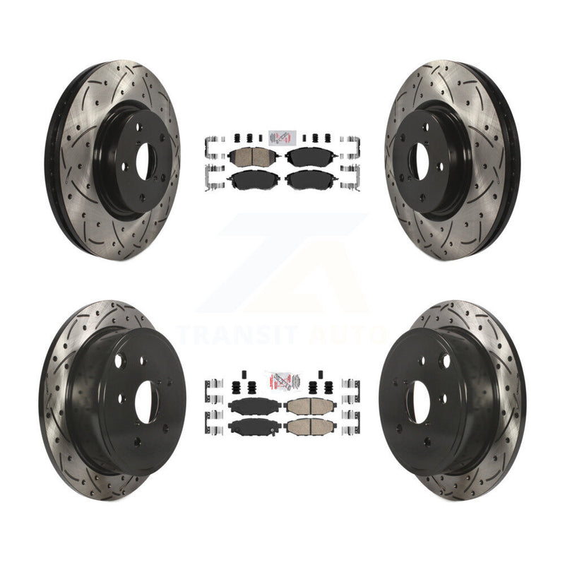 Transit Auto KDA-101732 Disc Brake Kit for 2015-2019 Subaru WRX - Front and Rear product image
