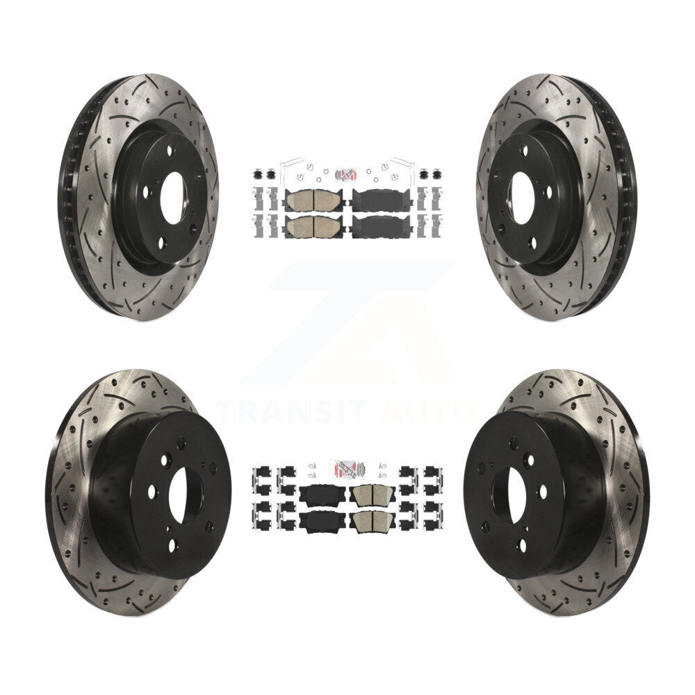 Transit Auto KDA-101735 Disc Brake Kit for 2007-2012 Toyota Avalon, Lexus ES350, Toyota Camry - Front and Rear product image