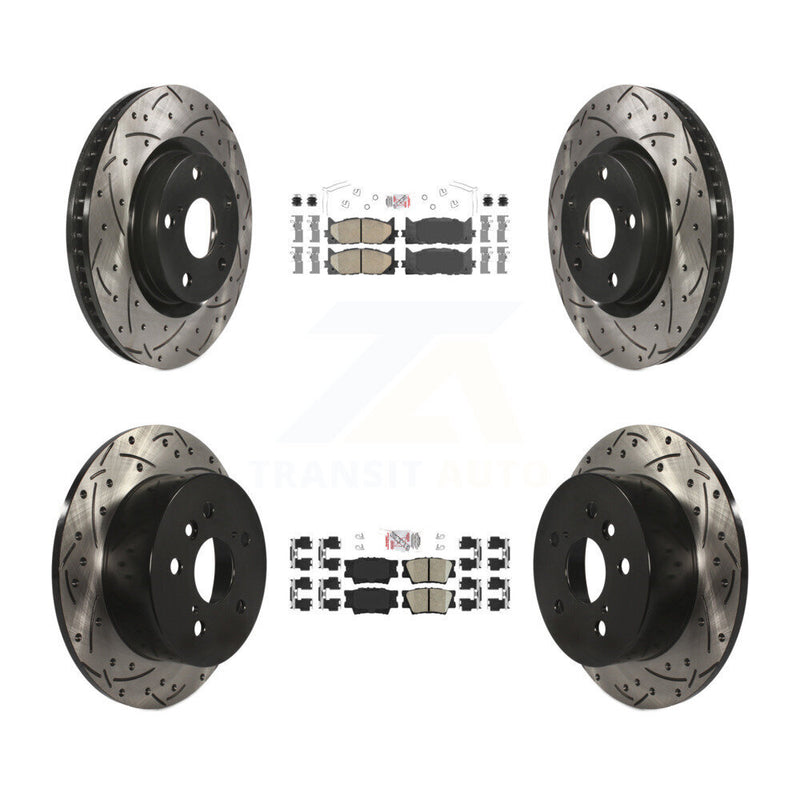 Transit Auto KDA-101735 Disc Brake Kit for 2007-2012 Toyota Avalon, Lexus ES350, Toyota Camry - Front and Rear product image