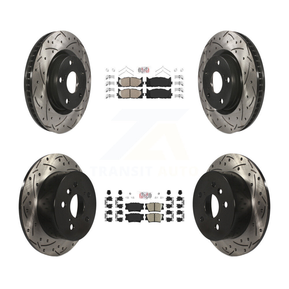 Transit Auto KDA-101736 Disc Brake Kit for 2007-2012 Toyota Avalon, Lexus ES350, Toyota Camry - Front and Rear product image