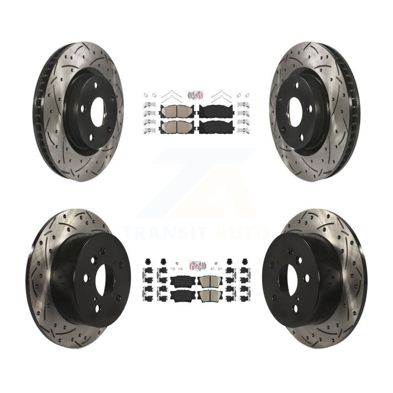 Transit Auto KDA-101736 Disc Brake Kit for 2007-2012 Toyota Avalon, Lexus ES350, Toyota Camry - Front and Rear product image