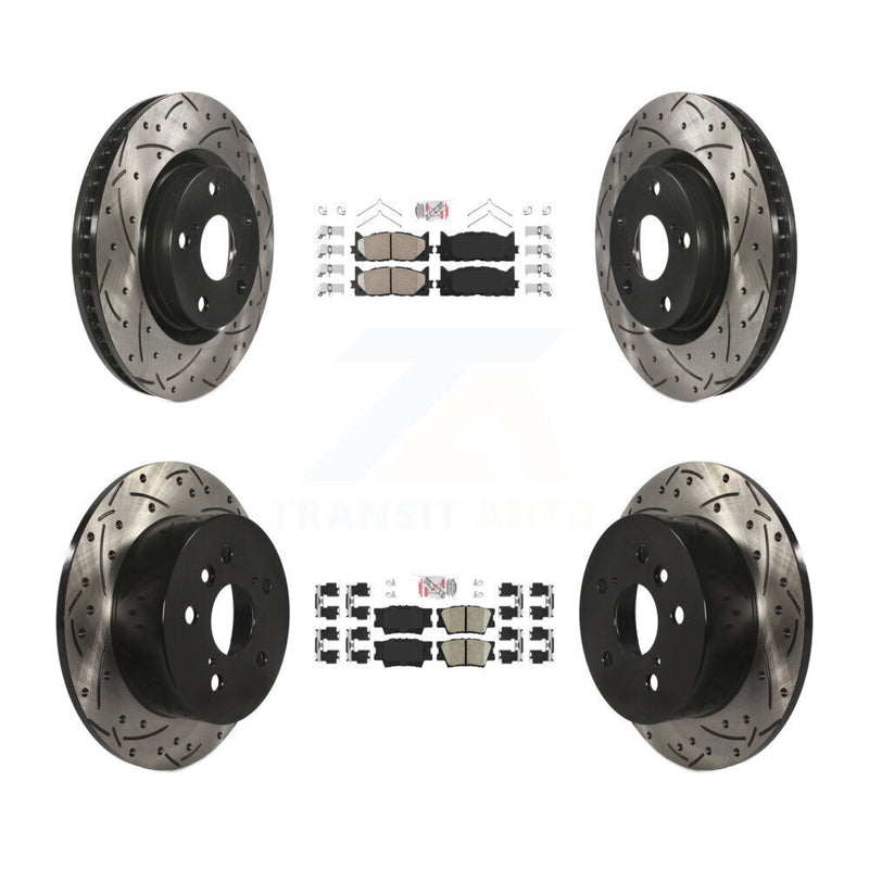 Transit Auto KDA-101737 Disc Brake Kit for 2007-2012 Toyota Avalon, Lexus ES350, Toyota Camry - Front and Rear product image