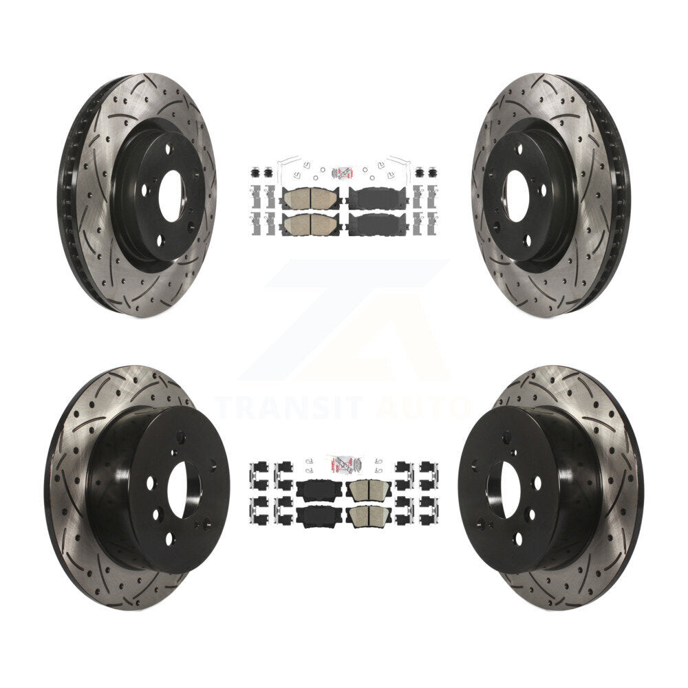 Transit Auto KDA-101739 Disc Brake Kit for 2012-2018 Lexus ES300h, Lexus ES350, Toyota Avalon & more - Front and Rear product image