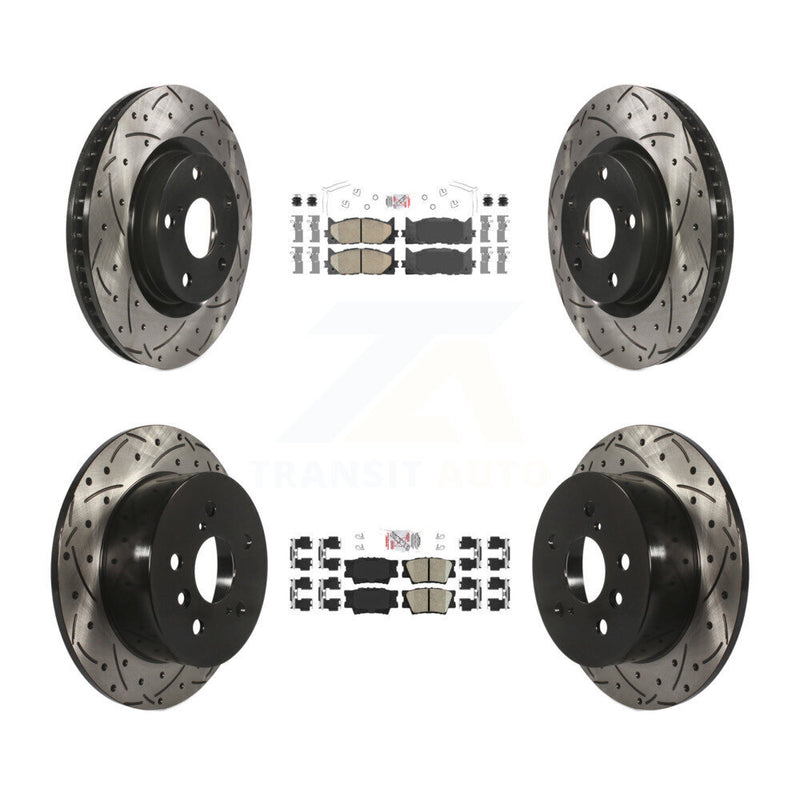 Transit Auto KDA-101739 Disc Brake Kit for 2012-2018 Lexus ES300h, Lexus ES350, Toyota Avalon & more - Front and Rear product image