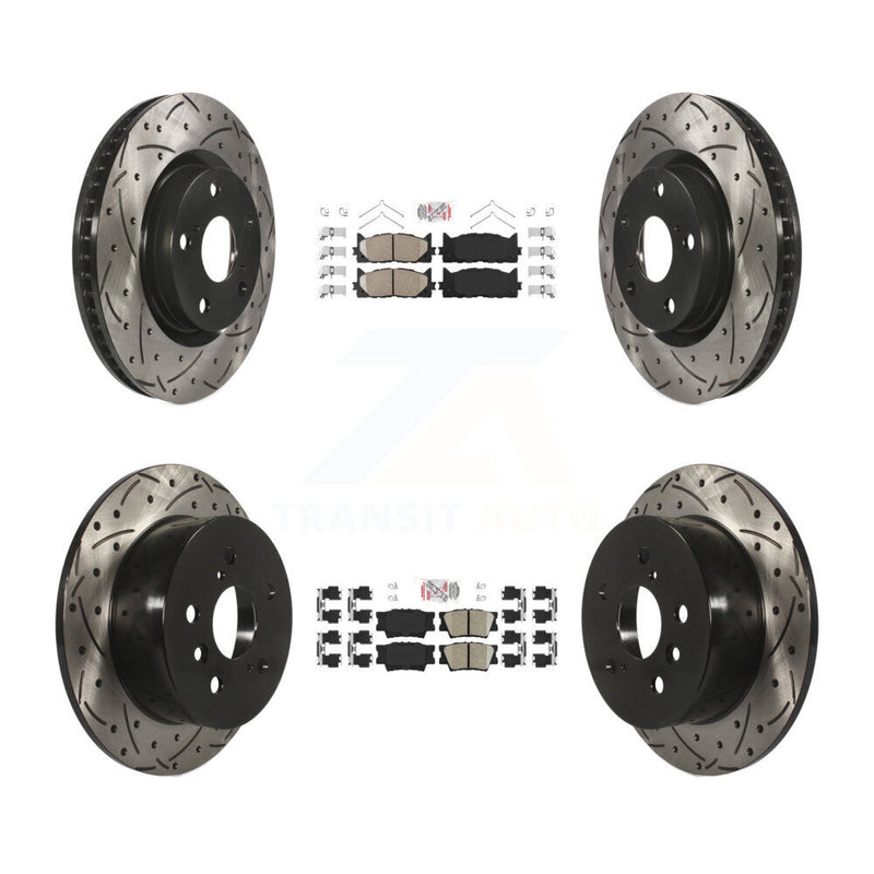 Transit Auto KDA-101741 Disc Brake Kit for 2012-2018 Lexus ES300h, Lexus ES350, Toyota Avalon & more - Front and Rear product image