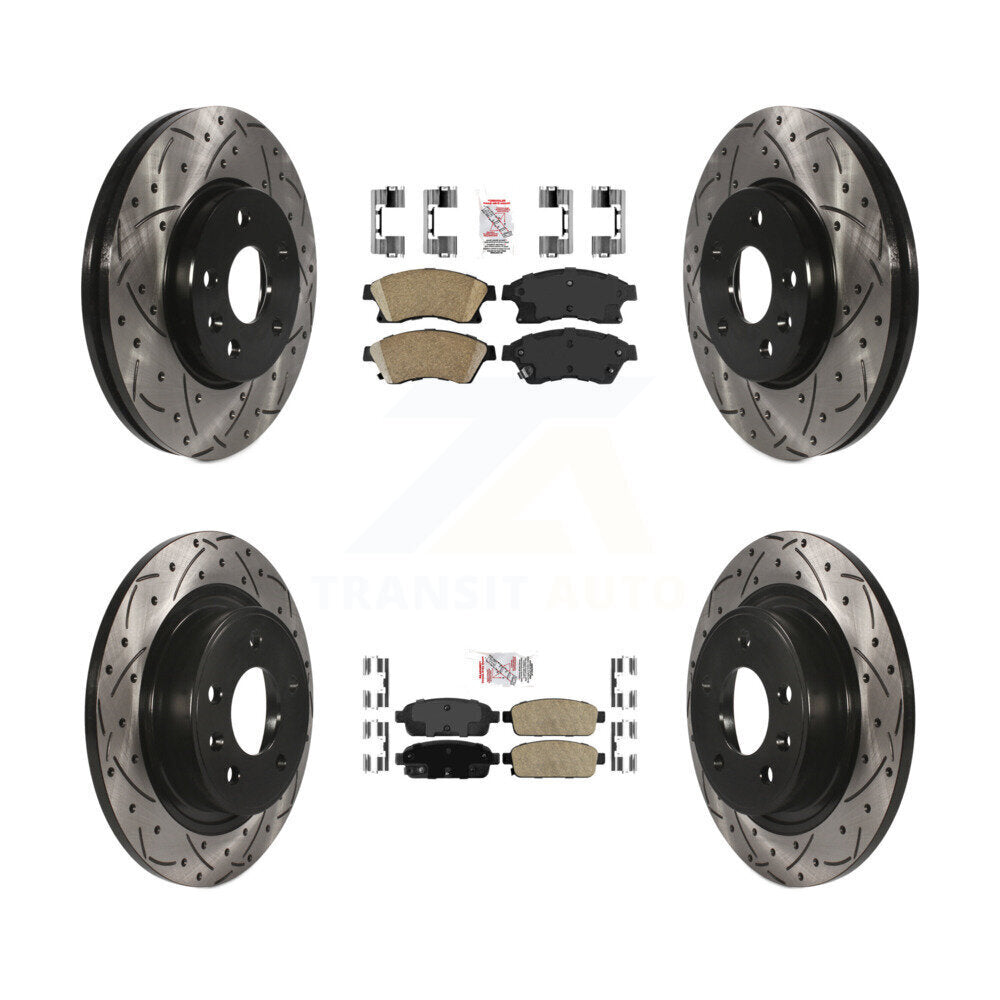 Transit Auto KDA-101743 Disc Brake Kit for 2013 Chevrolet Cruze - Front and Rear product image