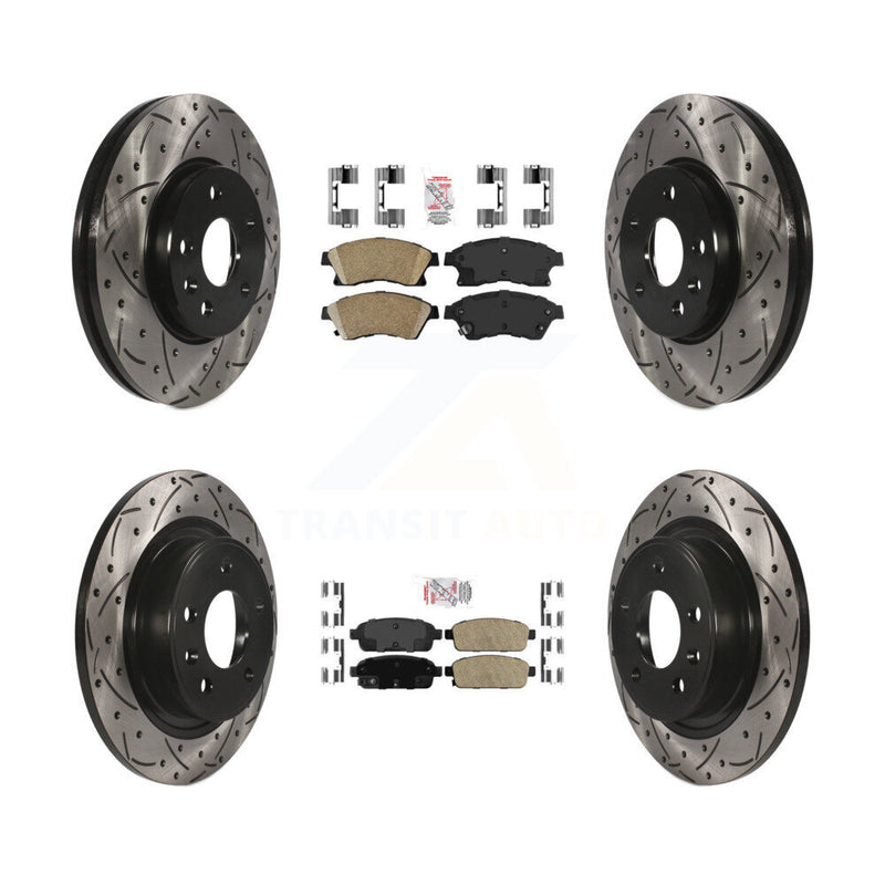 Transit Auto KDA-101743 Disc Brake Kit for 2013 Chevrolet Cruze - Front and Rear product image