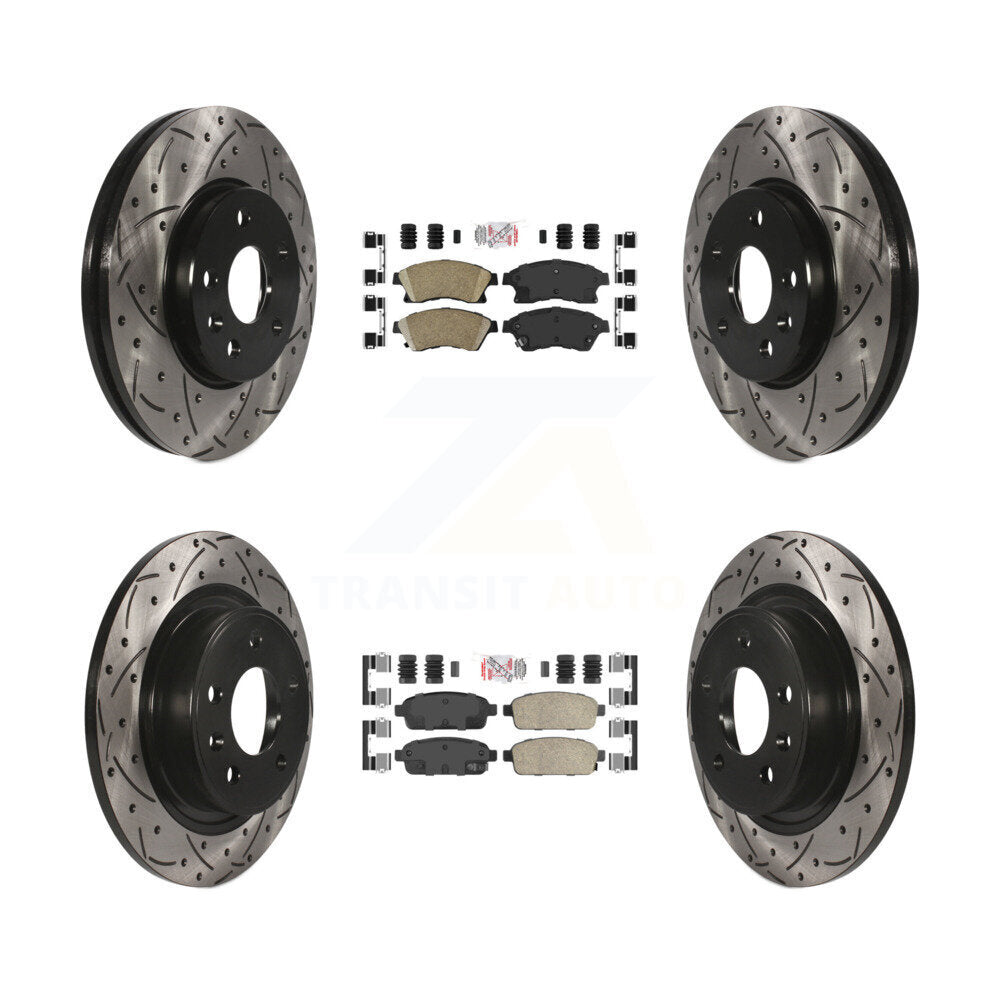 Transit Auto KDA-101744 Disc Brake Kit for 2013 Chevrolet Cruze - Front and Rear product image