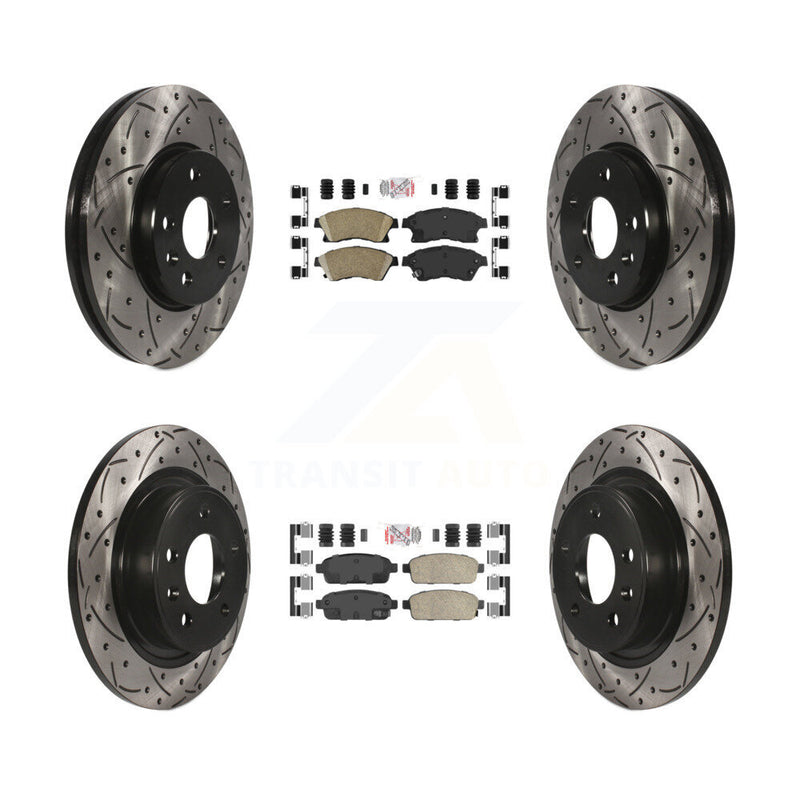 Transit Auto KDA-101744 Disc Brake Kit for 2013 Chevrolet Cruze - Front and Rear product image