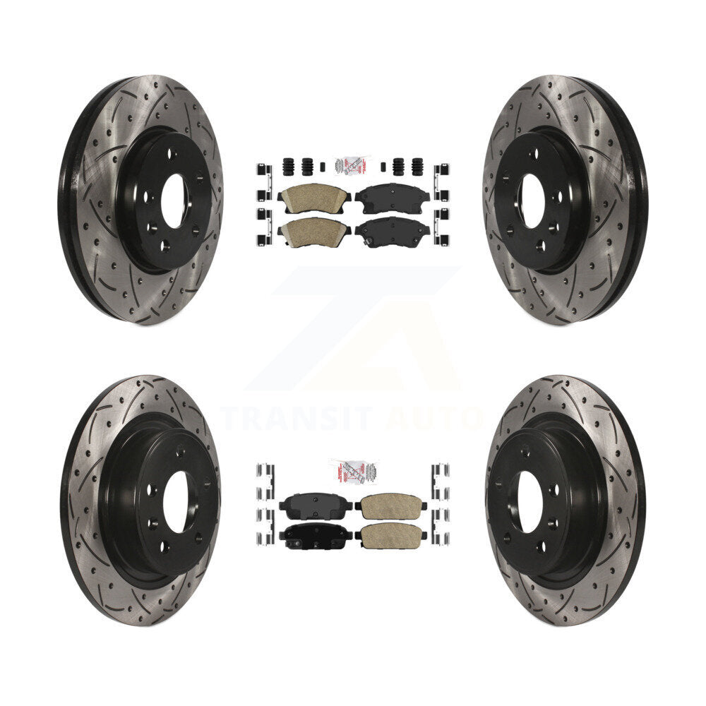 Transit Auto KDA-101745 Disc Brake Kit for 2013 Chevrolet Cruze - Front and Rear product image