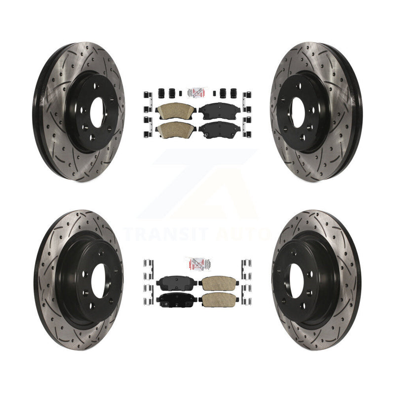 Transit Auto KDA-101745 Disc Brake Kit for 2013 Chevrolet Cruze - Front and Rear product image