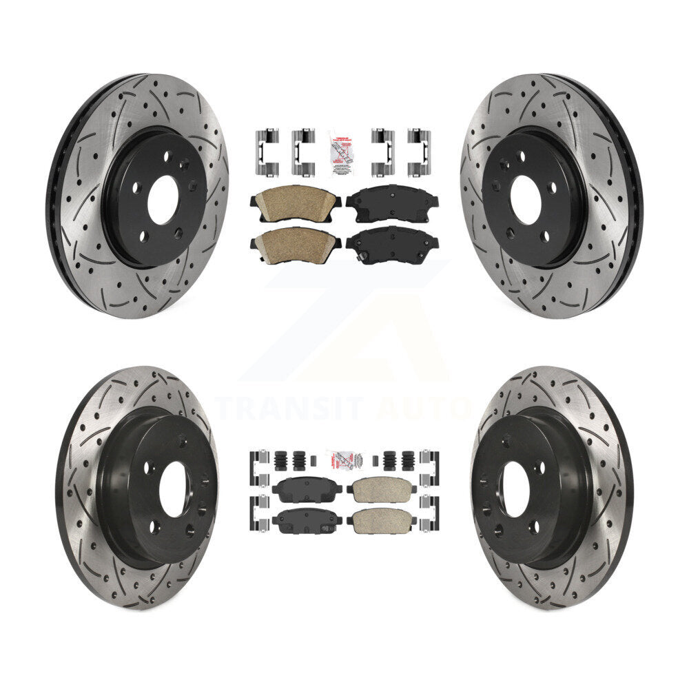 Transit Auto KDA-101746 Disc Brake Kit for 2013-2014 Chevrolet Sonic - Front and Rear product image
