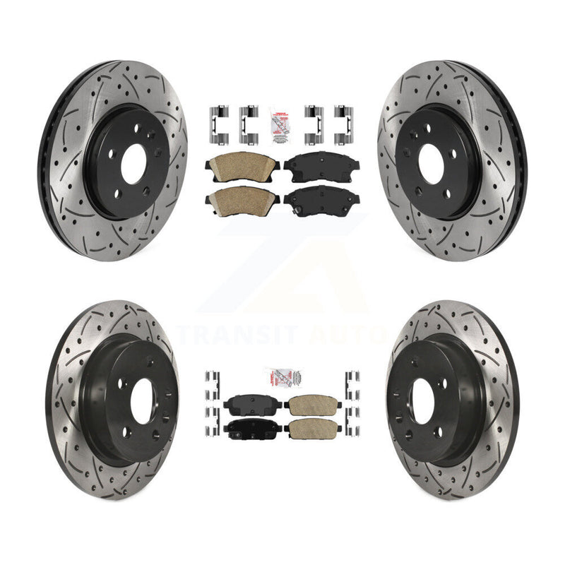 Transit Auto KDA-101747 Disc Brake Kit for 2013-2014 Chevrolet Sonic - Front and Rear product image