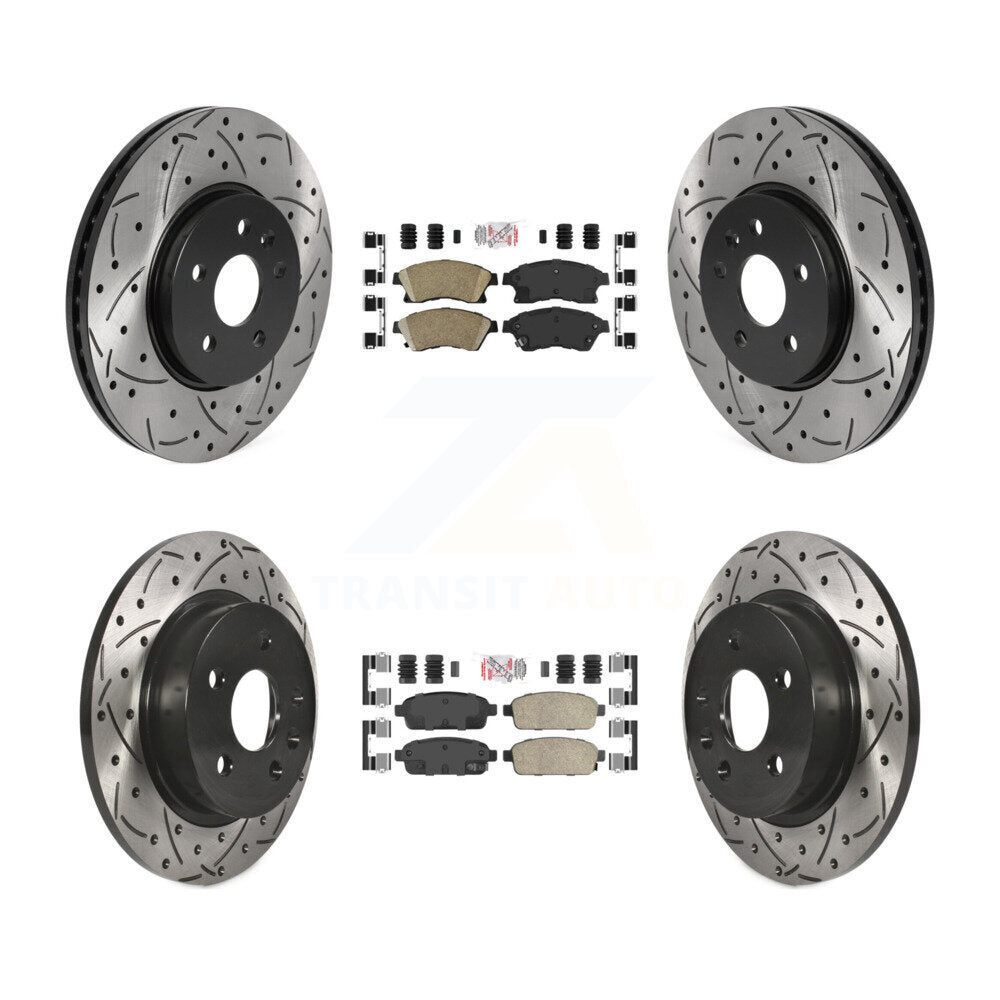 Transit Auto KDA-101748 Disc Brake Kit for 2013-2014 Chevrolet Sonic - Front and Rear product image