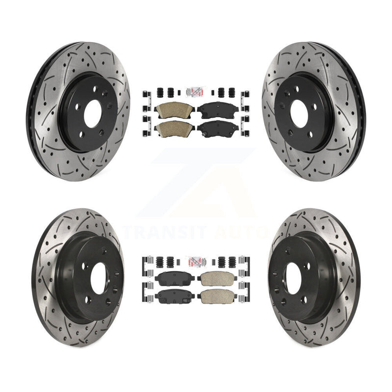 Transit Auto KDA-101748 Disc Brake Kit for 2013-2014 Chevrolet Sonic - Front and Rear product image
