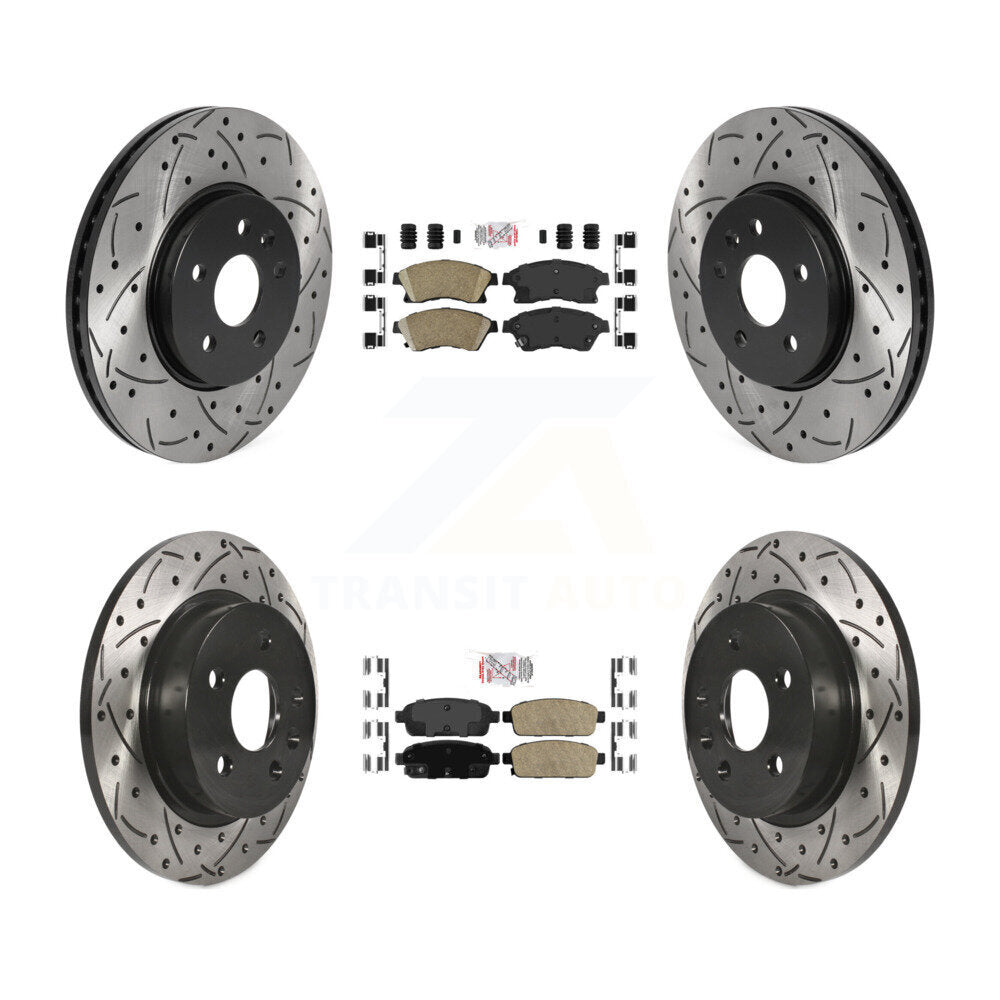 Transit Auto KDA-101749 Disc Brake Kit for 2013-2014 Chevrolet Sonic - Front and Rear product image