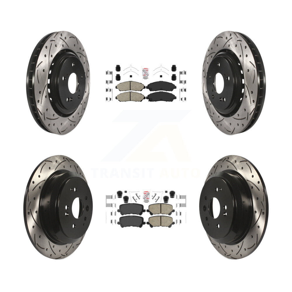 Transit Auto KDA-101751 Disc Brake Kit for 2014-2016 Acura MDX - Front and Rear product image
