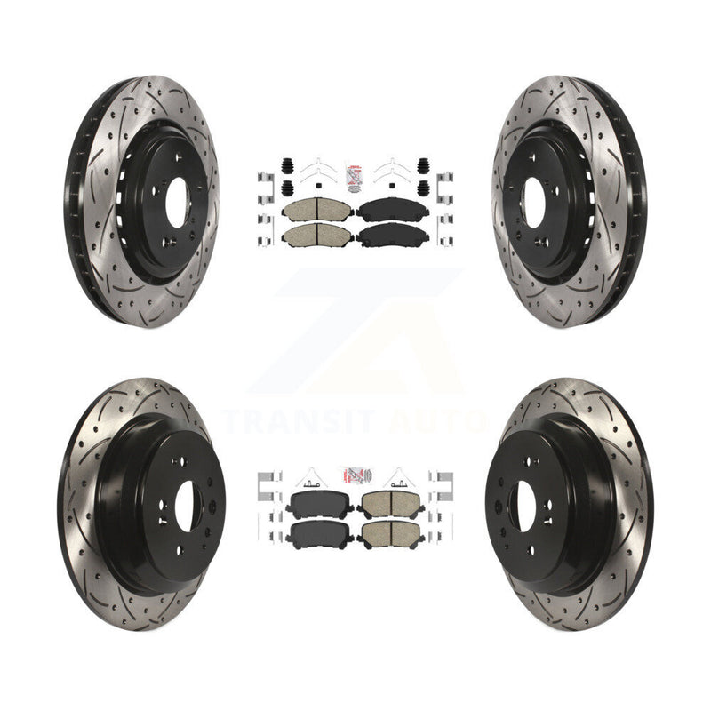 Transit Auto KDA-101752 Disc Brake Kit for 2014-2016 Acura MDX - Front and Rear product image