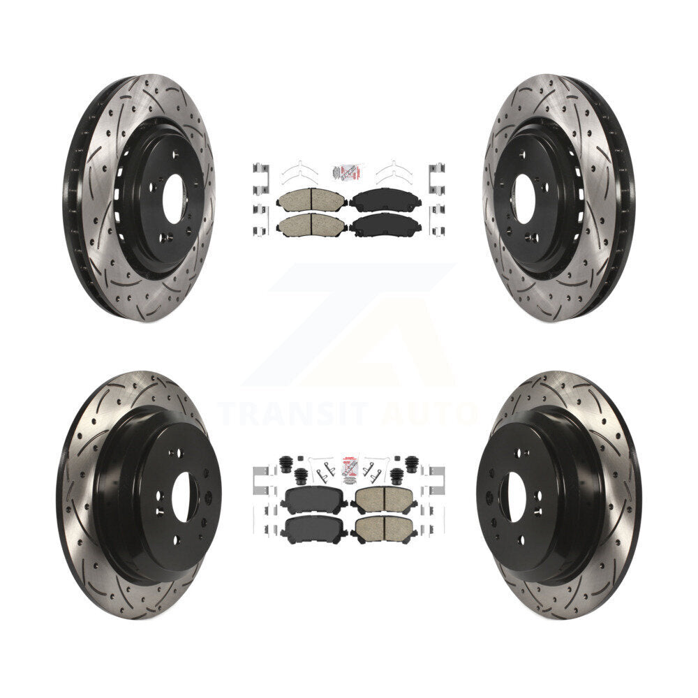 Transit Auto KDA-101753 Disc Brake Kit for 2014-2016 Acura MDX - Front and Rear product image
