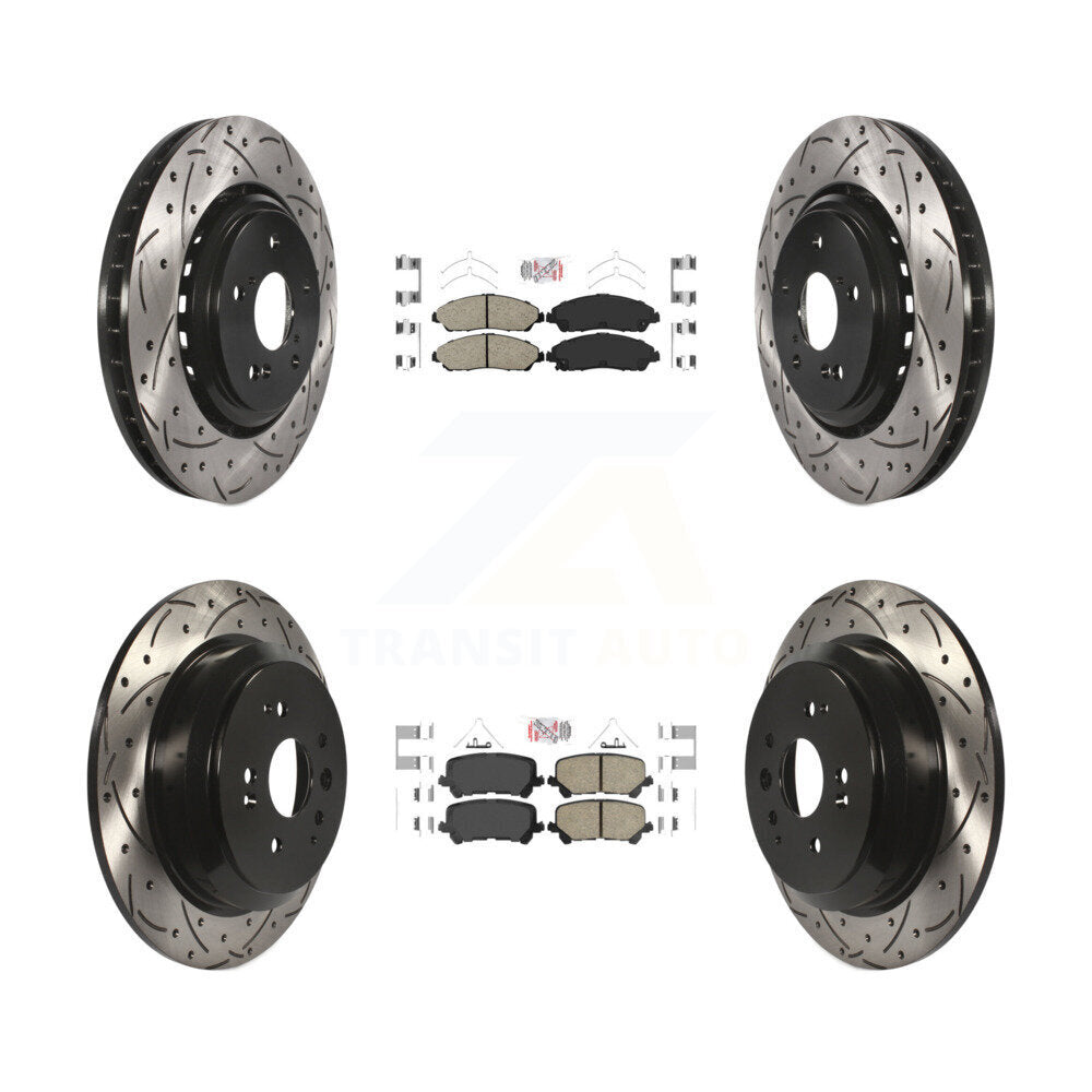 Transit Auto KDA-101754 Disc Brake Kit for 2014-2016 Acura MDX - Front and Rear product image