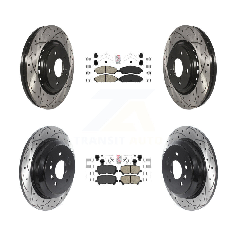 Transit Auto KDA-101755 Disc Brake Kit for 2016-2024 Honda Ridgeline, Honda Pilot - Front and Rear product image