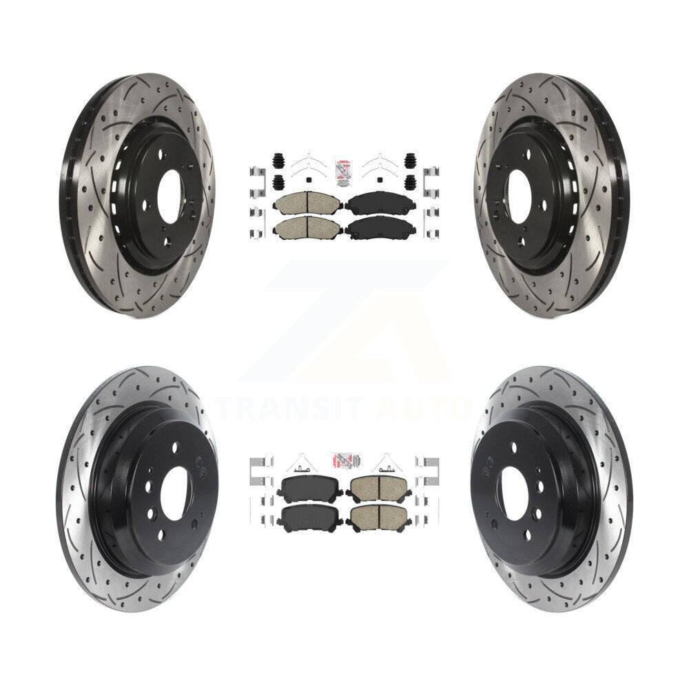 Transit Auto KDA-101756 Disc Brake Kit for 2016-2024 Honda Ridgeline, Honda Pilot - Front and Rear product image