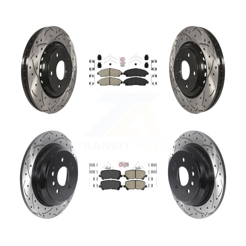 Transit Auto KDA-101756 Disc Brake Kit for 2016-2024 Honda Ridgeline, Honda Pilot - Front and Rear product image