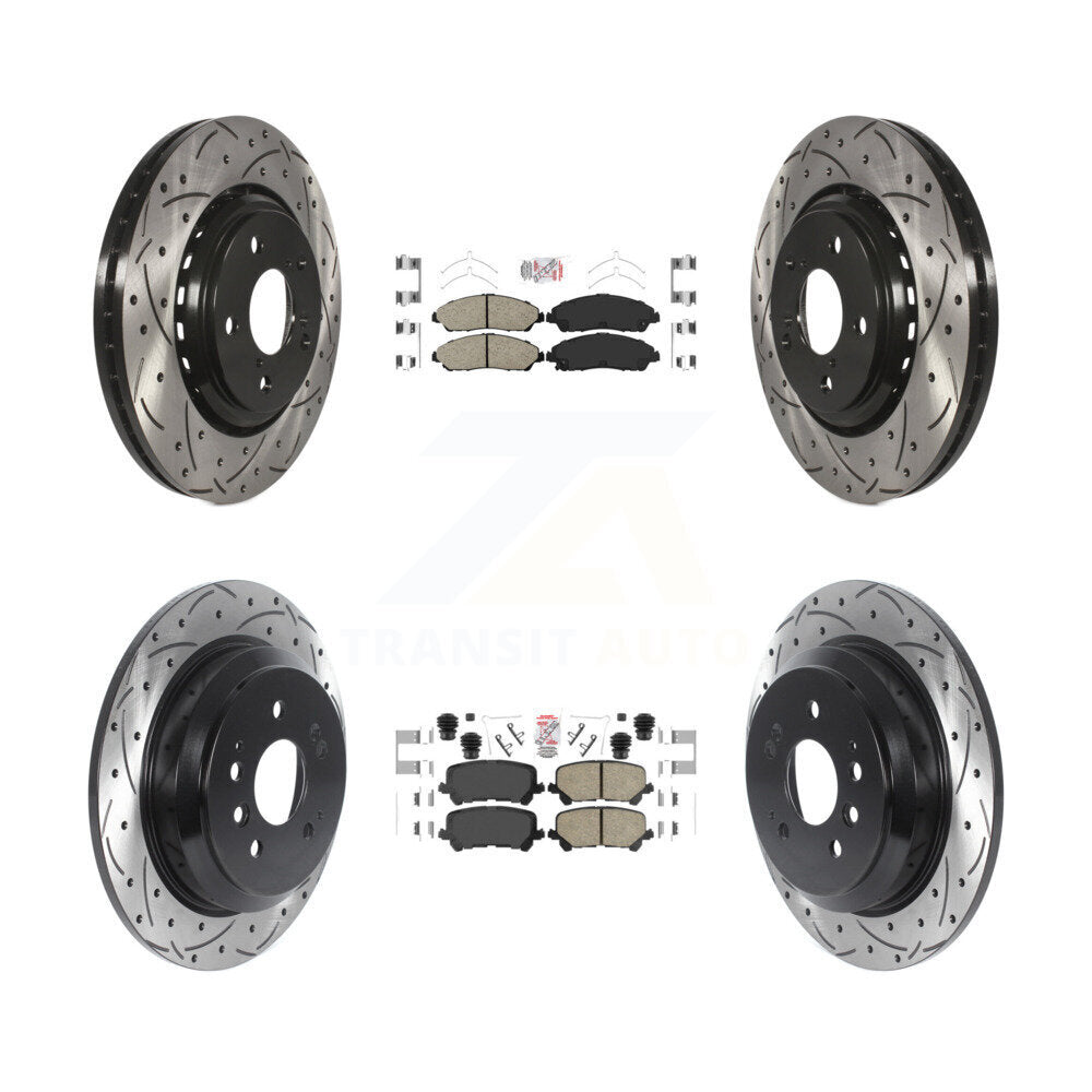 Transit Auto KDA-101757 Disc Brake Kit for 2016-2024 Honda Ridgeline, Honda Pilot - Front and Rear product image