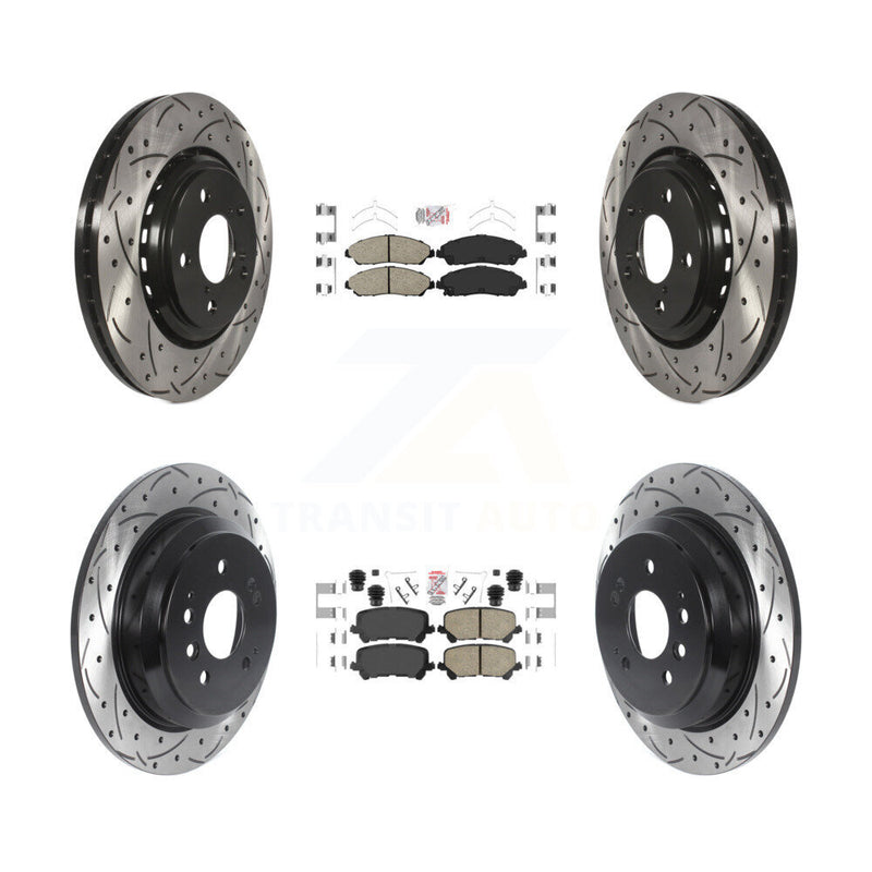Transit Auto KDA-101757 Disc Brake Kit for 2016-2024 Honda Ridgeline, Honda Pilot - Front and Rear product image