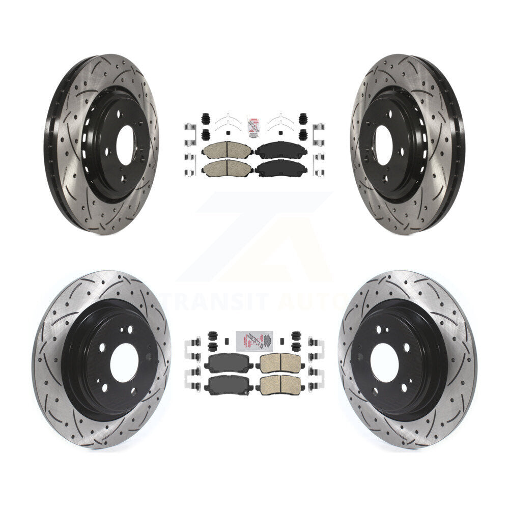 Transit Auto KDA-101759 Disc Brake Kit for 2017-2020 Acura MDX - Front and Rear product image