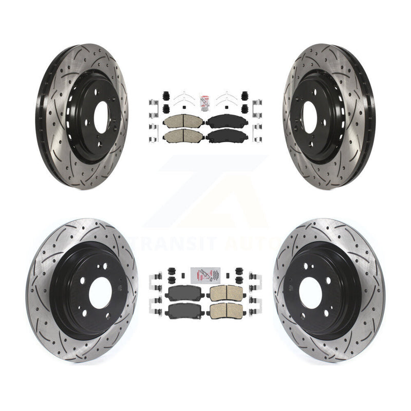 Transit Auto KDA-101759 Disc Brake Kit for 2017-2020 Acura MDX - Front and Rear product image