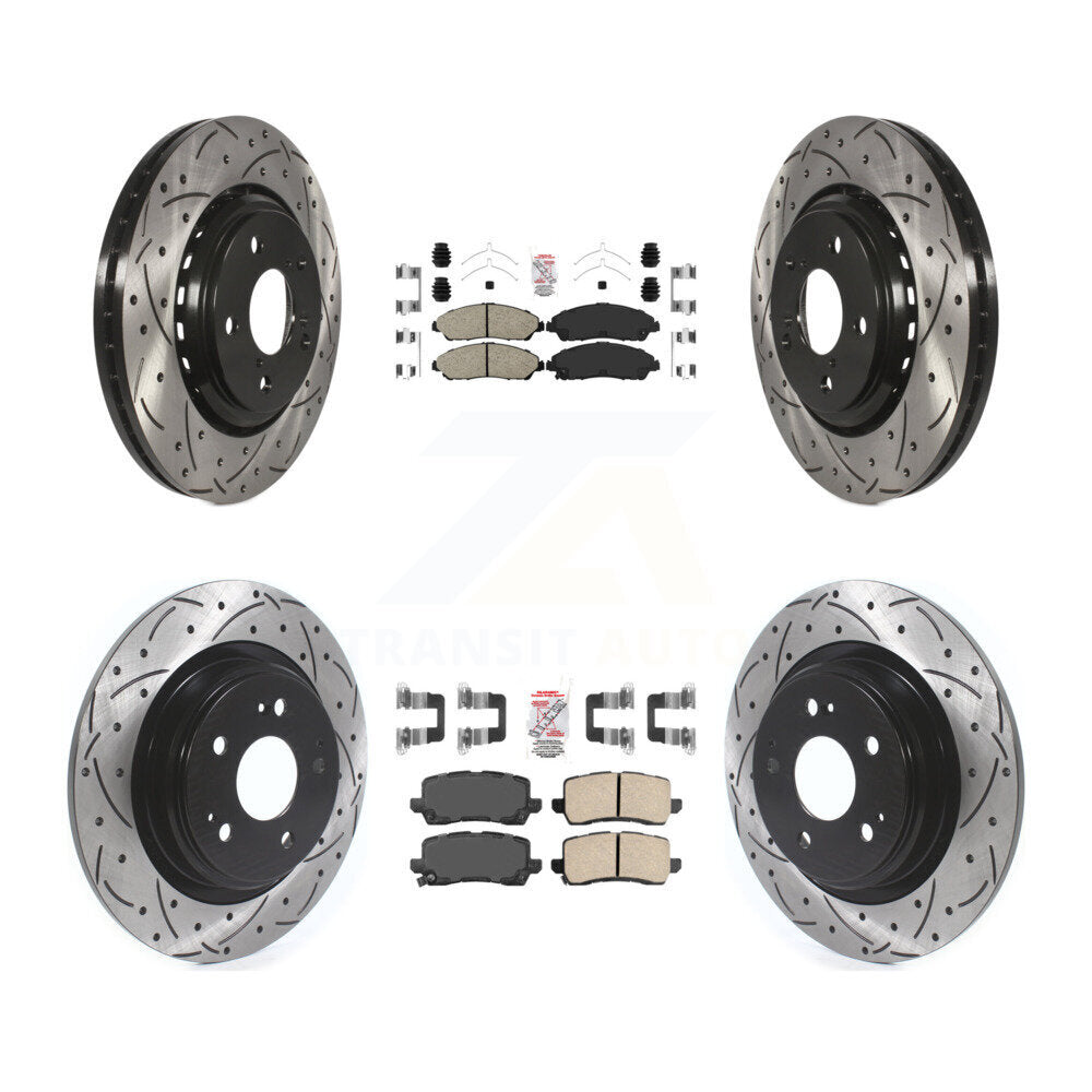 Transit Auto KDA-101760 Disc Brake Kit for 2017-2020 Acura MDX - Front and Rear product image