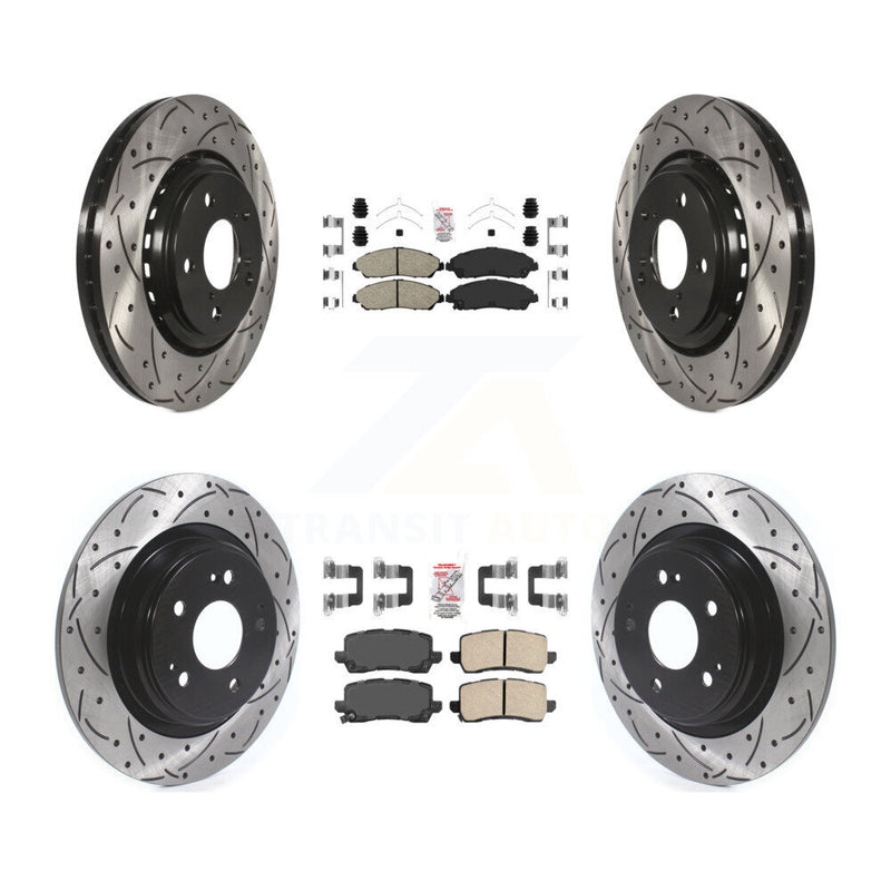 Transit Auto KDA-101760 Disc Brake Kit for 2017-2020 Acura MDX - Front and Rear product image