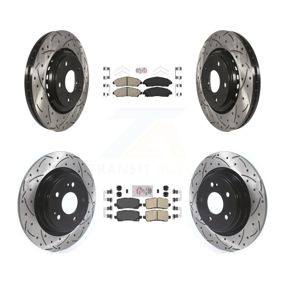 Transit Auto KDA-101761 Disc Brake Kit for 2017-2020 Acura MDX - Front and Rear product image