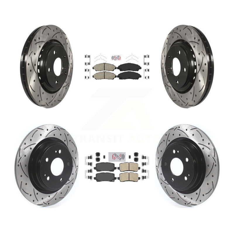 Transit Auto KDA-101761 Disc Brake Kit for 2017-2020 Acura MDX - Front and Rear product image