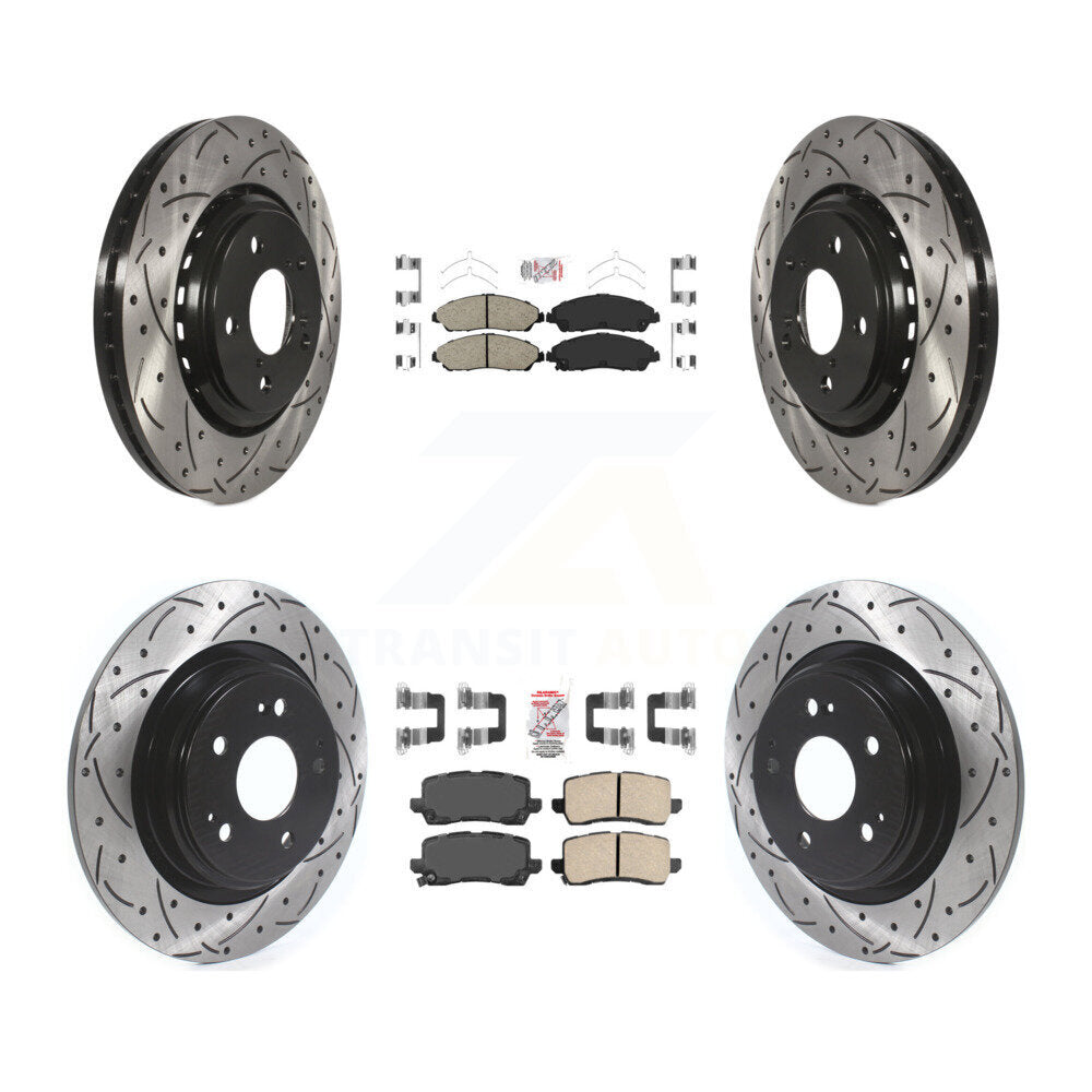 Transit Auto KDA-101762 Disc Brake Kit for 2017-2020 Acura MDX - Front and Rear product image