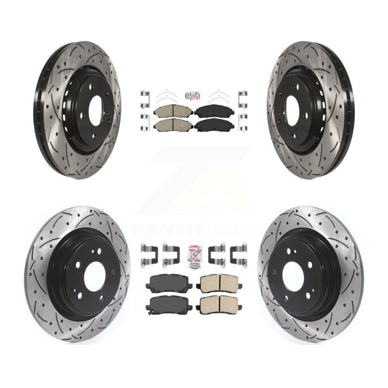 Transit Auto KDA-101762 Disc Brake Kit for 2017-2020 Acura MDX - Front and Rear product image
