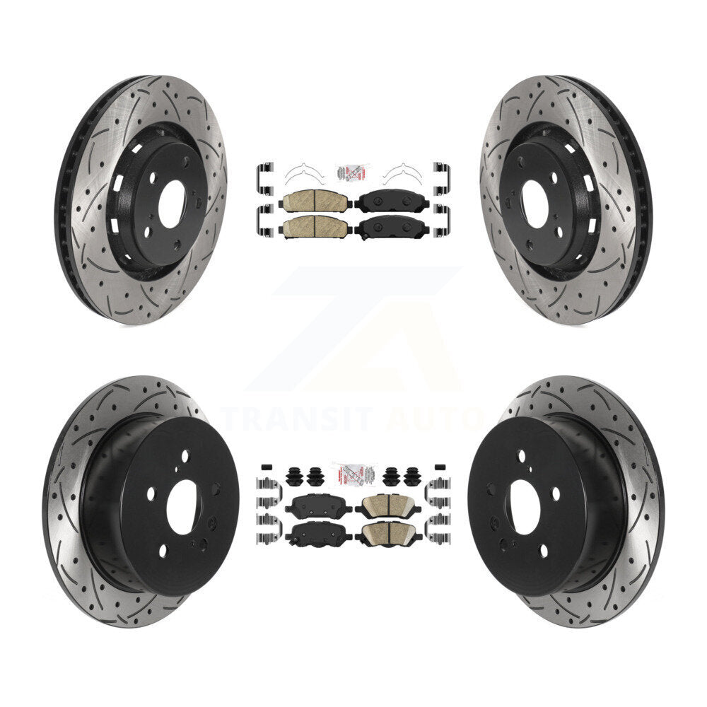 Transit Auto KDA-101764 Disc Brake Kit for 2009-2016 Toyota Venza - Front and Rear product image