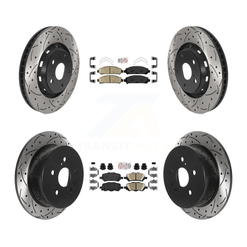 Transit Auto KDA-101764 Disc Brake Kit for 2009-2016 Toyota Venza - Front and Rear product image