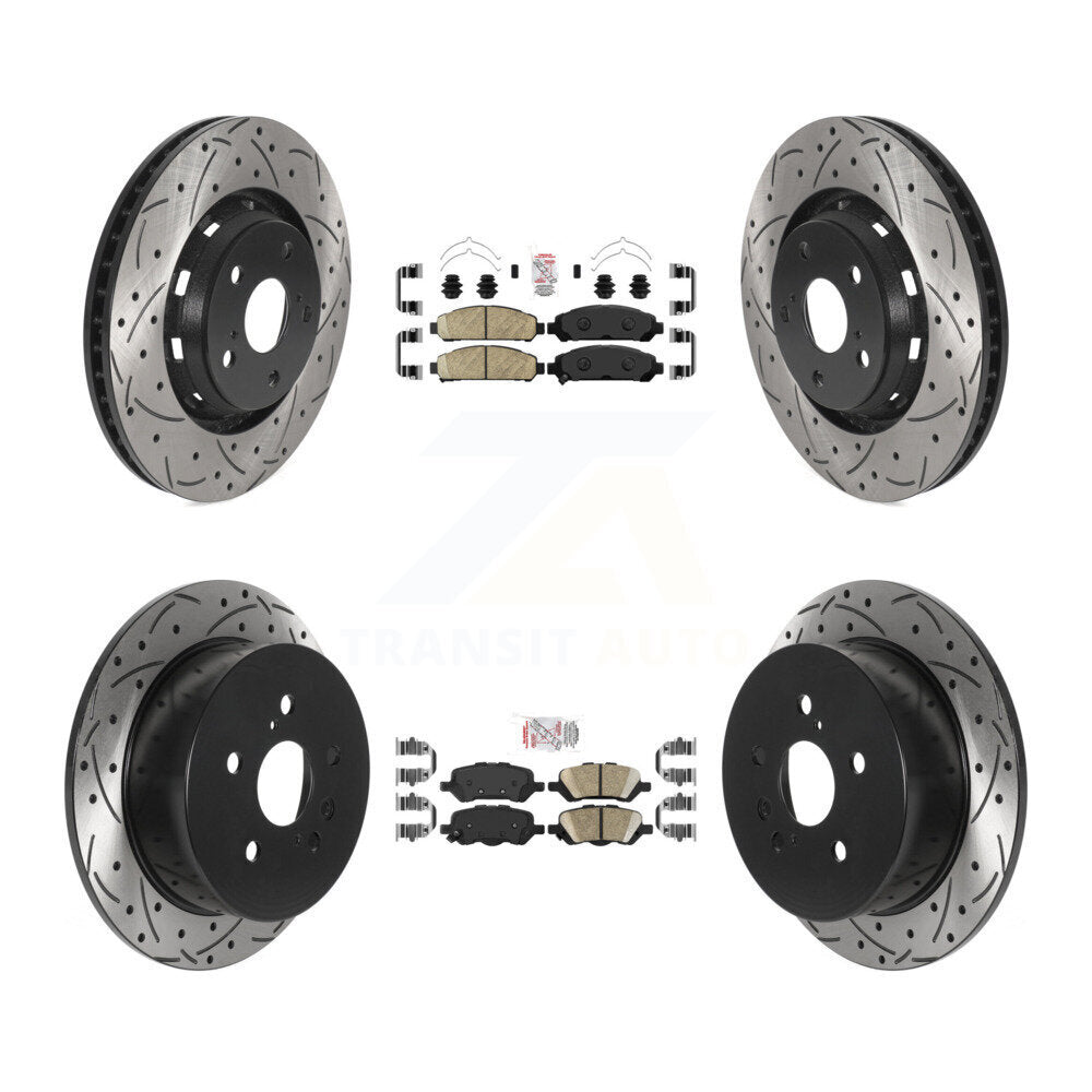 Transit Auto KDA-101765 Disc Brake Kit for 2009-2016 Toyota Venza - Front and Rear product image