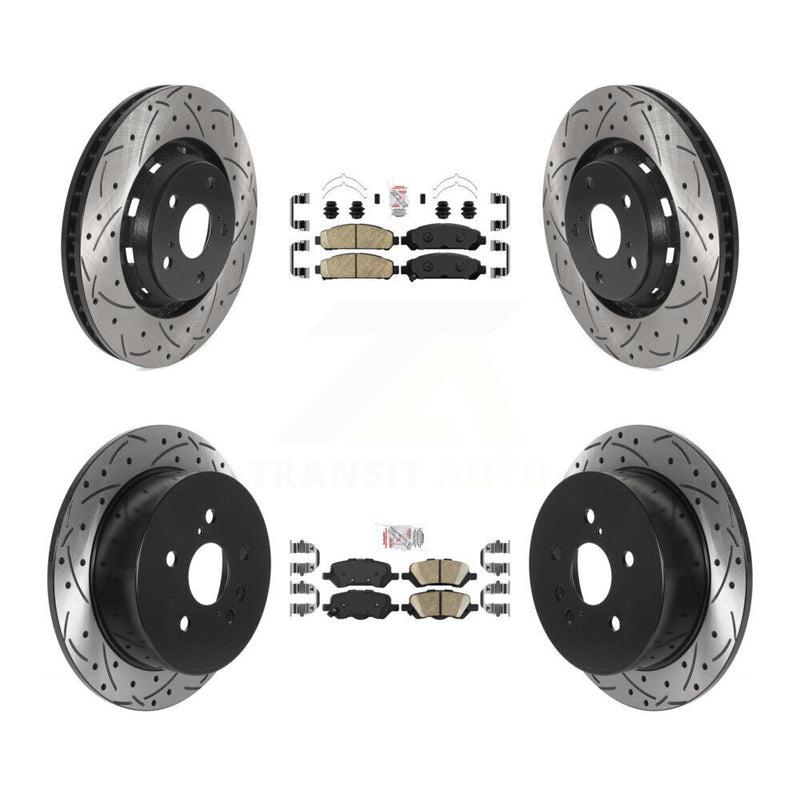 Transit Auto KDA-101765 Disc Brake Kit for 2009-2016 Toyota Venza - Front and Rear product image