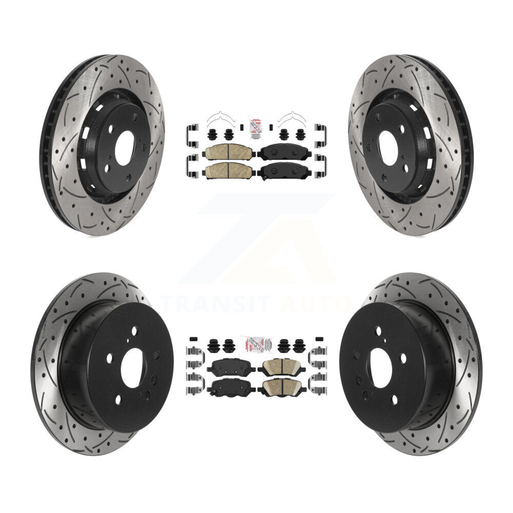 Transit Auto KDA-101766 Disc Brake Kit for 2009-2016 Toyota Venza - Front and Rear product image