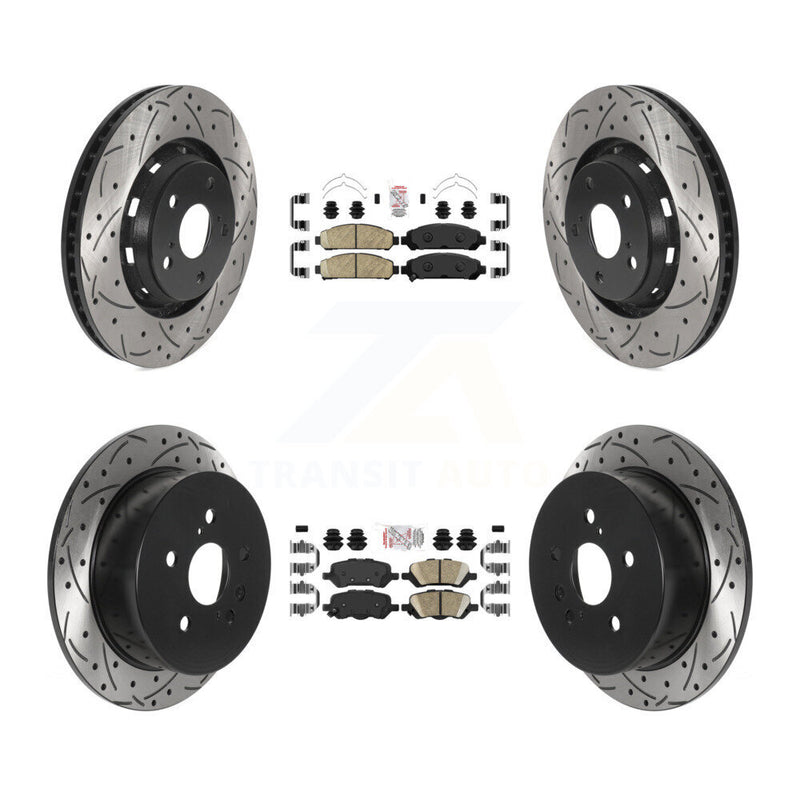 Transit Auto KDA-101766 Disc Brake Kit for 2009-2016 Toyota Venza - Front and Rear product image