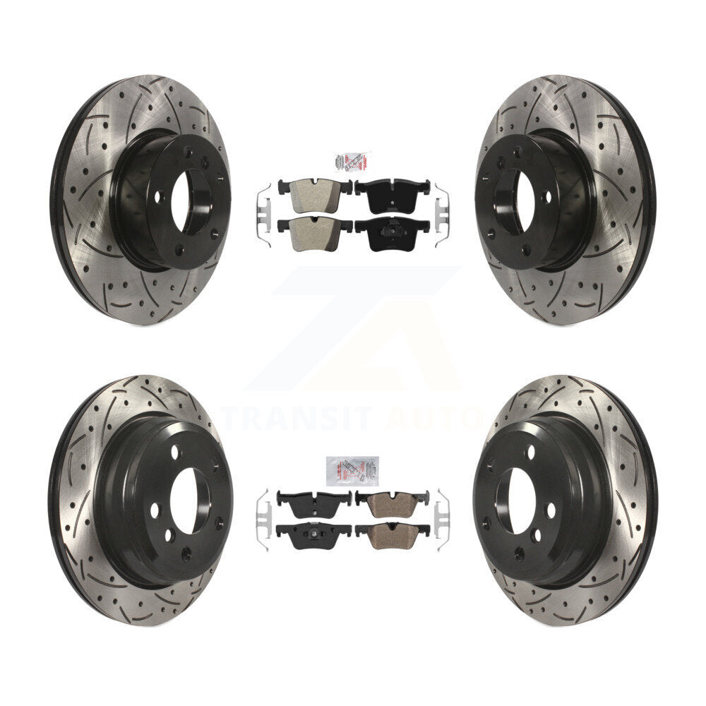 Transit Auto KDA-101767 Disc Brake Kit for 2013-2018 BMW 328d xDrive, BMW 320i xDrive - Front and Rear product image